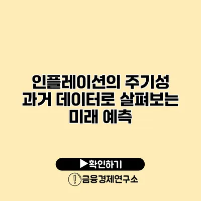 인플레이션의 주기성 과거 데이터로 살펴보는 미래 예측